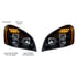 35788 by UNITED PACIFIC - LED Blackout Headlight for 2008-2017 Freightliner Cascadia - Driver and Passenger Side