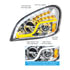35791 by UNITED PACIFIC - High Power LED Chrome Headlight with Turn Signal/ DRL for 2008-2017 FL Cascadia - Passenger Side