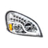 35791 by UNITED PACIFIC - High Power LED Chrome Headlight with Turn Signal/ DRL for 2008-2017 FL Cascadia - Passenger Side