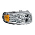 35795 by UNITED PACIFIC - LED Chrome Headlight with Turn/Position Light Bar for 2008-2023 Peterbilt 389 - Passenger Side