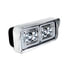 35824 by UNITED PACIFIC - 10 High Power LED Chrome Projection Headlight with Turn Signal/Position Light Bar - Passenger Side