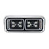 35826 by UNITED PACIFIC - 10 High Power LED Blackout Projection Headlight with Turn Signal/Position Light Bar - Passenger Side