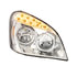 35832 by UNITED PACIFIC - LED Chrome Headlight for 2008-2017 Freightliner Cascadia - Passenger Side