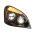 35834 by UNITED PACIFIC - LED Black Headlight for 2008-2017 Freightliner Cascadia - Passenger Side
