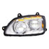 United Pacific 35879 Headlight Assembly Headlight Assembly - Driver Side, Chrome, LED, with Sequential and Position Light