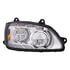 35880 by UNITED PACIFIC - LED Chrome Headlight with Sequential Turn Signal Light for 2008-2017 Kenworth T660 - Passenger Side