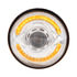 35887 by UNITED PACIFIC - ULTRALIT LED 5-3/4" Round Low Beam Headlight with 60 LED Amber and White Light Bar
