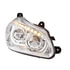 35890 by UNITED PACIFIC - Headlight - Passenger (RH), 45 LED, Chrome Inner Housing, Sequential
