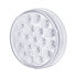 35950 by UNITED PACIFIC - 4" Round Double Fury Stop and Turn Light with 19 Red and White LED Clear Lens