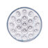 35950 by UNITED PACIFIC - 4" Round Double Fury Stop and Turn Light with 19 Red and White LED Clear Lens