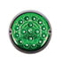 35975 by UNITED PACIFIC - Marker Light - (17) Amber and Green LED, Clear Lens, Double Fury, Watermelon Style