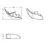 35990 by UNITED PACIFIC - Chrome LED Projector Headlight with RR Facing Turn Signal for 2002-18 International Durastar - Passenger Side