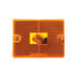 36008 by UNITED PACIFIC - Clearance Light - Rectangular Light, with Reflex Lens, Amber Lens