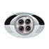 36027 by UNITED PACIFIC - Clearance Light - 4 LED, Amber and Green LED, Clear Lens, Double Fury