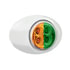 36027 by UNITED PACIFIC - Clearance Light - 4 LED, Amber and Green LED, Clear Lens, Double Fury