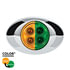 36027 by UNITED PACIFIC - Clearance Light - 4 LED, Amber and Green LED, Clear Lens, Double Fury