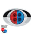 36031 by UNITED PACIFIC - Clearance Light - 4 LED, Red and Blue LED, Clear Lens, Double Fury