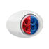36031 by UNITED PACIFIC - Clearance Light - 4 LED, Red and Blue LED, Clear Lens, Double Fury