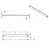 36070 by UNITED PACIFIC - Light Bar - 17 in., Red/White LED, Red/Clear Lens, Stop/Turn/Tail/Back Up Light