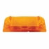 36081 by UNITED PACIFIC - Clearance/Marker Light - Incandescent, Amber Lens, Rectangle Design, with Reflex Lens, 1 Bulb