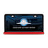 36481 by UNITED PACIFIC - License Plate Frame - Black, with 24 LED 12" "Glo" Light Bar, Red LED/Red Lens