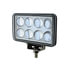 36508 by UNITED PACIFIC - Work Light - 8 High Power LED Rectangular, with Projector Lens