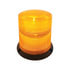 36539 by UNITED PACIFIC - Beacon Light - 6" Round, 3 High Power LED, Amber Lens, Magnetic Mount