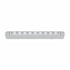 36542 by UNITED PACIFIC - Auxiliary Light Bar - White LED, Clear Lens, Chrome/Plastic Housing, 10 LED Light Bar