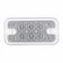 36553B by UNITED PACIFIC - Clearance/Marker Light, Amber LED/Clear Lens, Rectangle Design, with Reflector, Dual Function, 10 LED