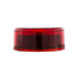 36575 by UNITED PACIFIC - Clearance/Marker Light - 4 LED, 2" Round, Abyss Lens Design, with Plastic Housing, Red LED/Red Lens