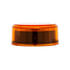 36574 by UNITED PACIFIC - Clearance/Marker Light - 4 LED, 2" Round, Abyss Lens Design, with Plastic Housing, Amber LED/Amber Lens