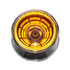 36576 by UNITED PACIFIC - Clearance/Marker Light - 4 LED, 2" Round, Abyss Lens Design, with Plastic Housing, Amber LED/Clear Lens