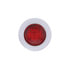 36601 by UNITED PACIFIC - Auxiliary Light - 3 LED Dual Function Mini Auxiliary/Utility Light, with Bezel, Red LED/Red Lens
