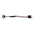 36601 by UNITED PACIFIC - Auxiliary Light - 3 LED Dual Function Mini Auxiliary/Utility Light, with Bezel, Red LED/Red Lens
