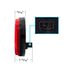 36652 by UNITED PACIFIC - Brake / Tail / Turn Signal Light - 4" Round Mirage Light, 24 LED, Red LED/Lens