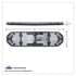 36670 by UNITED PACIFIC - Multi-Purpose Warning Light - 16 LED 49" High Power LED Warning Light Bar