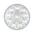 36680 by UNITED PACIFIC - Back Up Light - 4" Round, 20 LED, Competition Series, White LED, Clear Lens