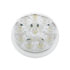 36680 by UNITED PACIFIC - Back Up Light - 4" Round, 20 LED, Competition Series, White LED, Clear Lens
