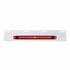 United Pacific 36715 Mud Flap Hanger Mud Flap Plate - Stainless Steel, Top, with 19 LED 17" Light Bar, Red LED/Red Lens