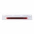 United Pacific 36715 Mud Flap Hanger Mud Flap Plate - Stainless Steel, Top, with 19 LED 17" Light Bar, Red LED/Red Lens