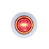 36841 by UNITED PACIFIC - Double Fury Mini Clearance/Marker Light - Red and White LED/Clear Lens, 3 LED