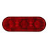 36855B by UNITED PACIFIC - Brake/Tail/Turn Signal Light - 7 LED Oval, Red LED/Red Lens