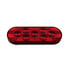 36855B by UNITED PACIFIC - Brake/Tail/Turn Signal Light - 7 LED Oval, Red LED/Red Lens