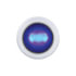 36870 by UNITED PACIFIC - Mini Clearance/Marker Light - Blue LED/Blue Lens, Dual Function, 3 LED
