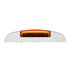 36893 by UNITED PACIFIC - Clearance/Marker Light, with Chrome Bezel, 16 LED, Reflector, Amber LED,/Amber Lens