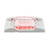 36896 by UNITED PACIFIC - Clearance/Marker Light, with Chrome Bezel, 16 LED, Reflector, Red LED,/Clear Lens