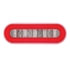 36924BRK by UNITED PACIFIC - Brake/Tail/Turn Signal Light - 22 LED 6" Oval "Glo" Halo, Kit, Red LED/Red Lens