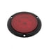 36957 by UNITED PACIFIC - Brake/Tail/Turn Signal Light - Red, LED 4", Round, "Glo" Light, Flanged