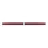 United Pacific 37113 Mud Flap Hanger Mud Flap Hanger - Mud Flap Plate, Top, Chrome, with Four 19 LED 24" Reflector Light