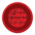 37132B by UNITED PACIFIC - Brake/Tail/Turn Signal Light - 21 LED 4" "Glo", Red LED/Red Lens